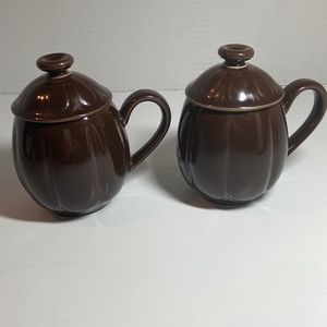 2 Teavana Lidded Tea Pots/mugs